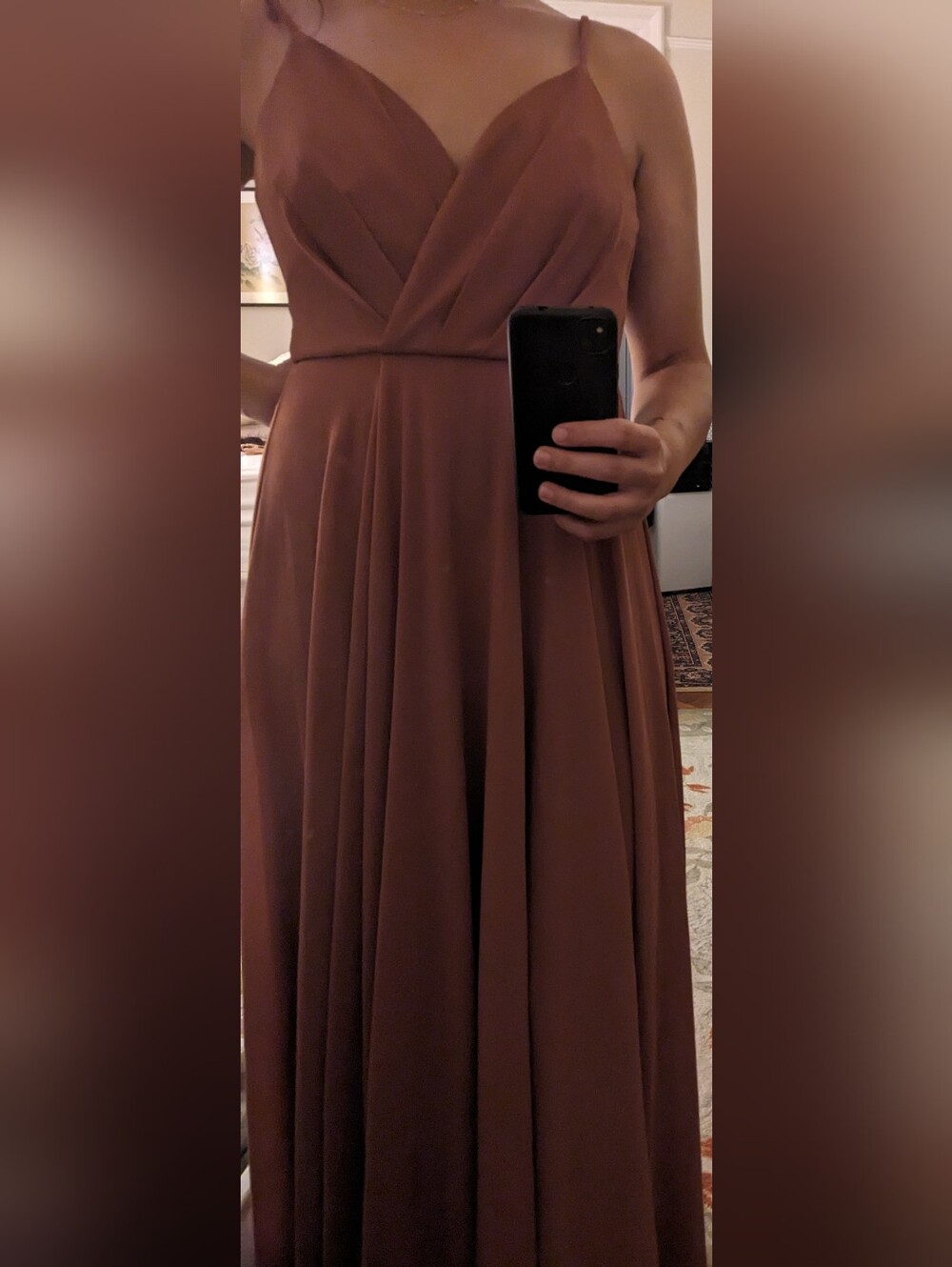 Lulu's Deep Ash Pink Occasion Dress
